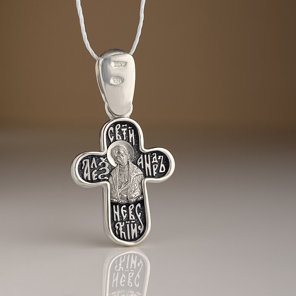 Детский крестик «Александр Невский» КР086с