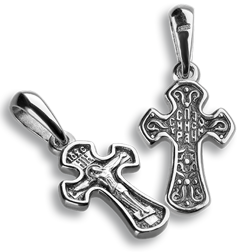 Детский крестик «Распятие Христово» серебро кр075с