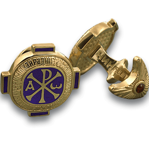 Православные запонки «Хризма» ЗП01