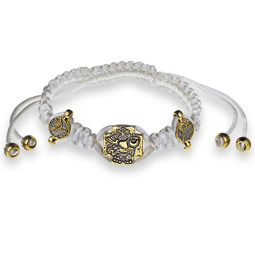 Браслет «Катакомбный» (сложный) с позолотой