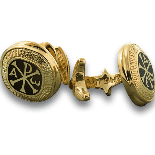 Православные запонки «Хризма» ЗП02