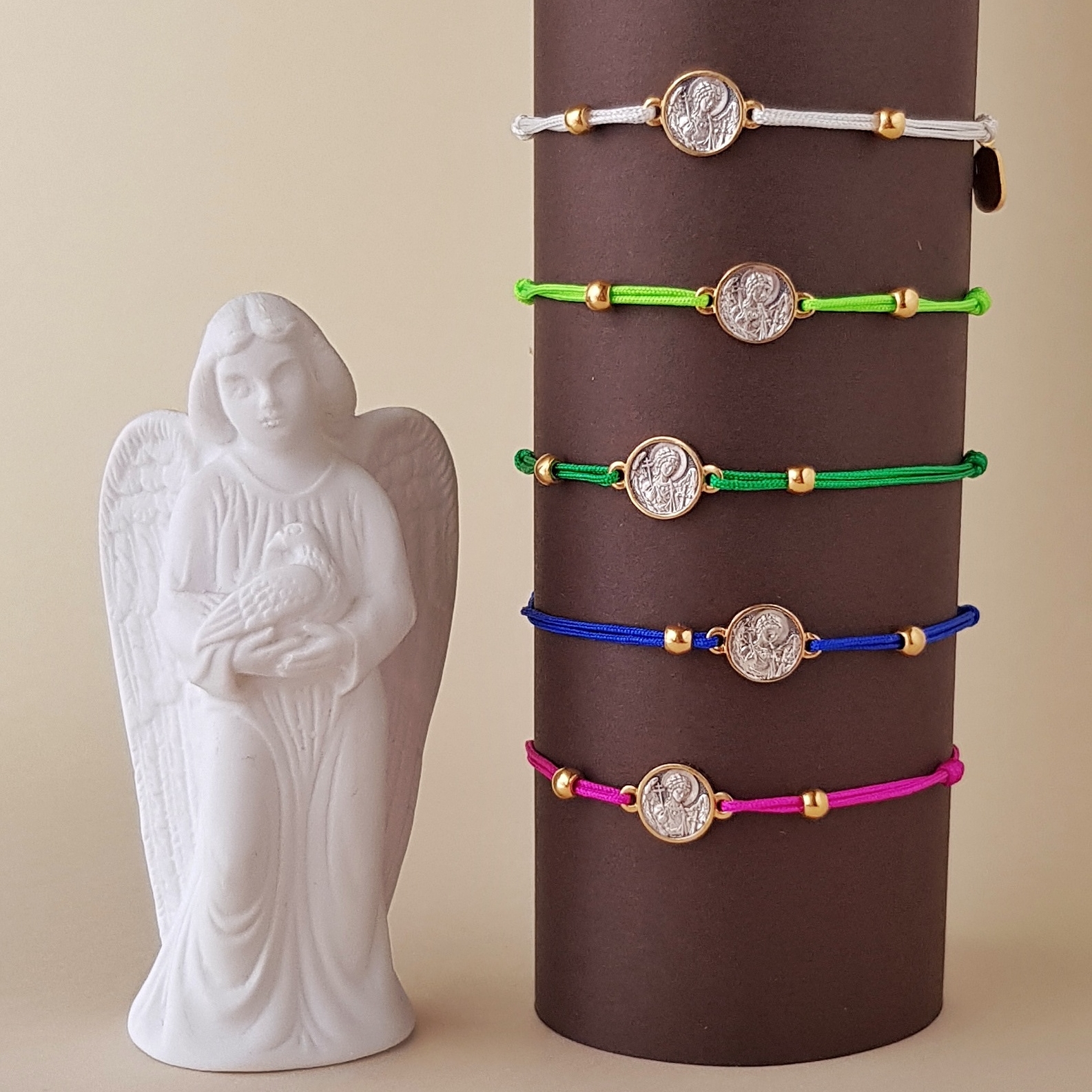 Браслет «Ангел хранитель» серебро/золочение