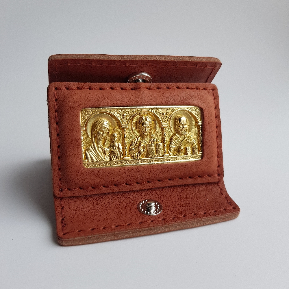 Автомобильная икона из бронзы с Св. Николаем