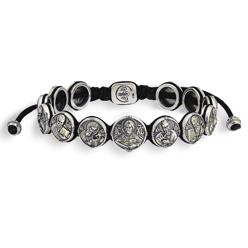 Браслет «12 апостолов» серебро