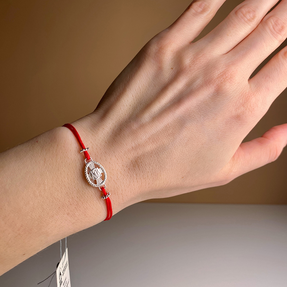 Браслет пасхальный «Христос Воскресе!» серебро