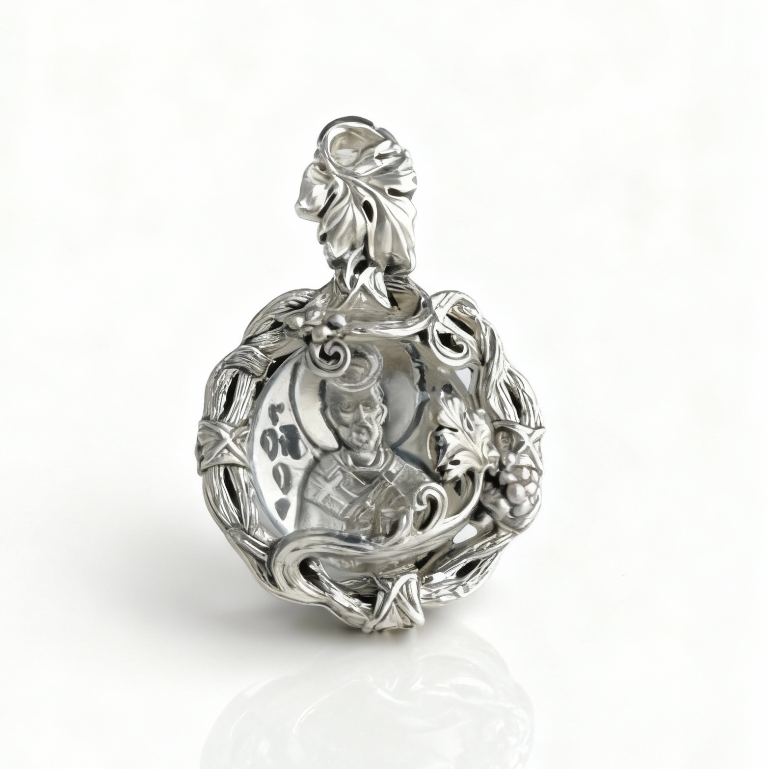 Подвеска «св Николай Чудотворец» с миро/манной от мощей г. Бари