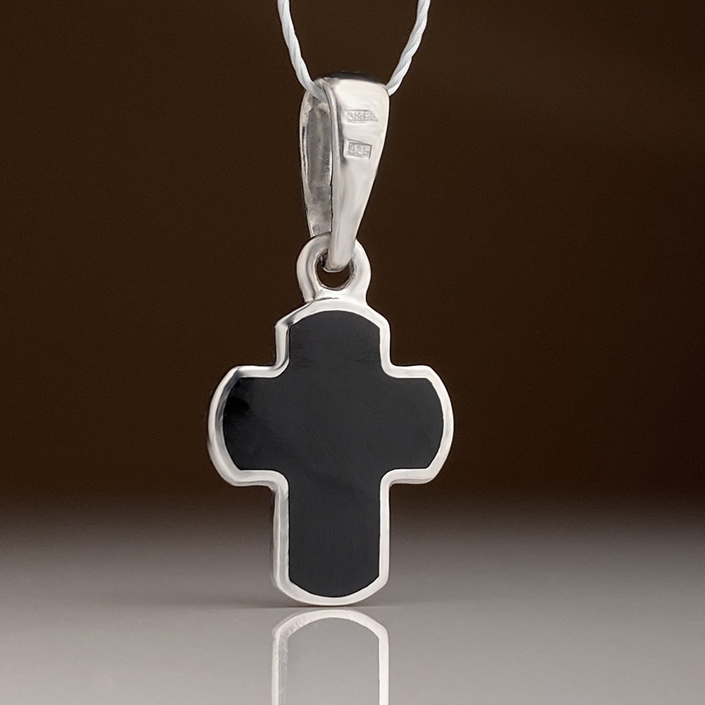 Детский крестик модель «КЭ12» черный