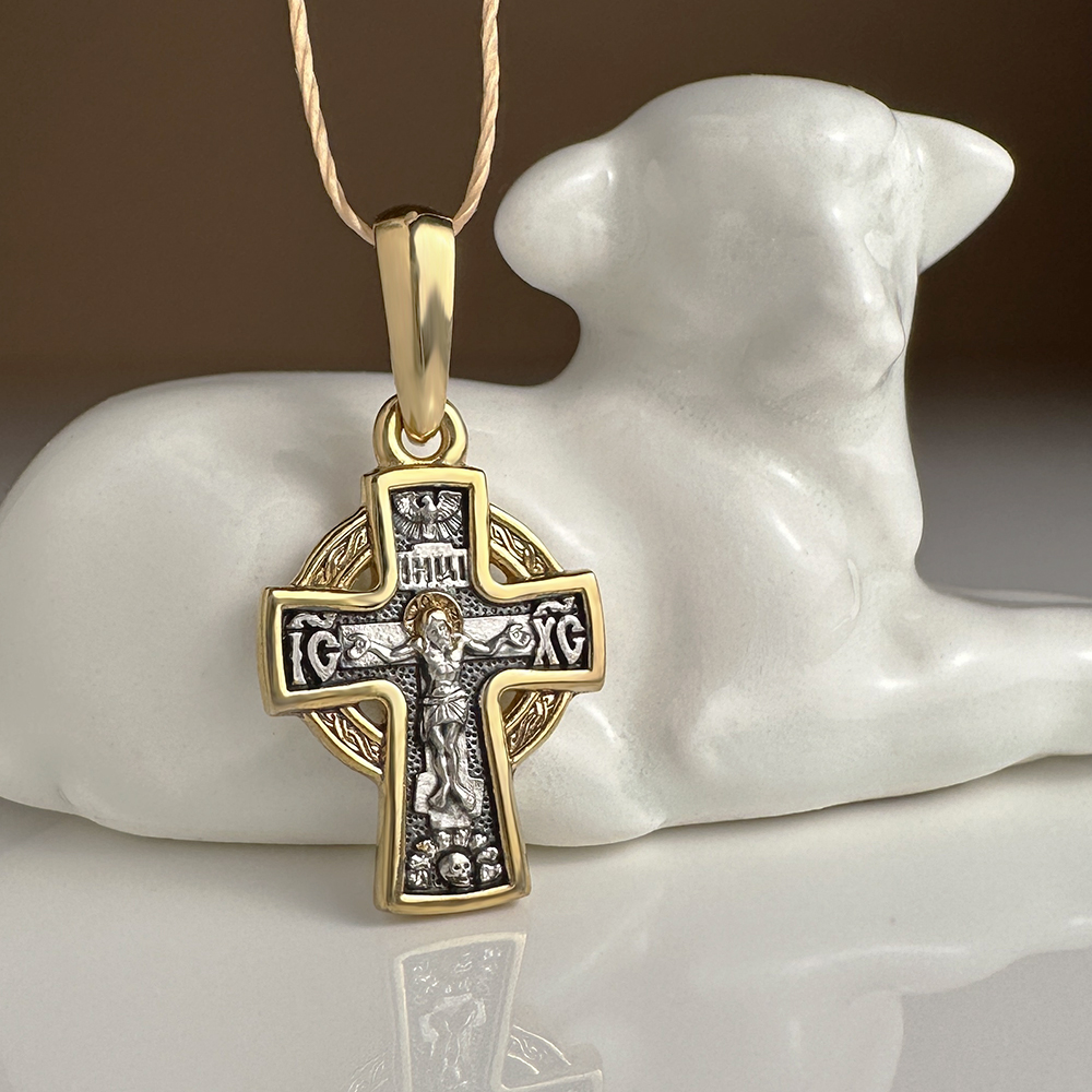 Детский крестик «Ангел хранитель» КР096 сз