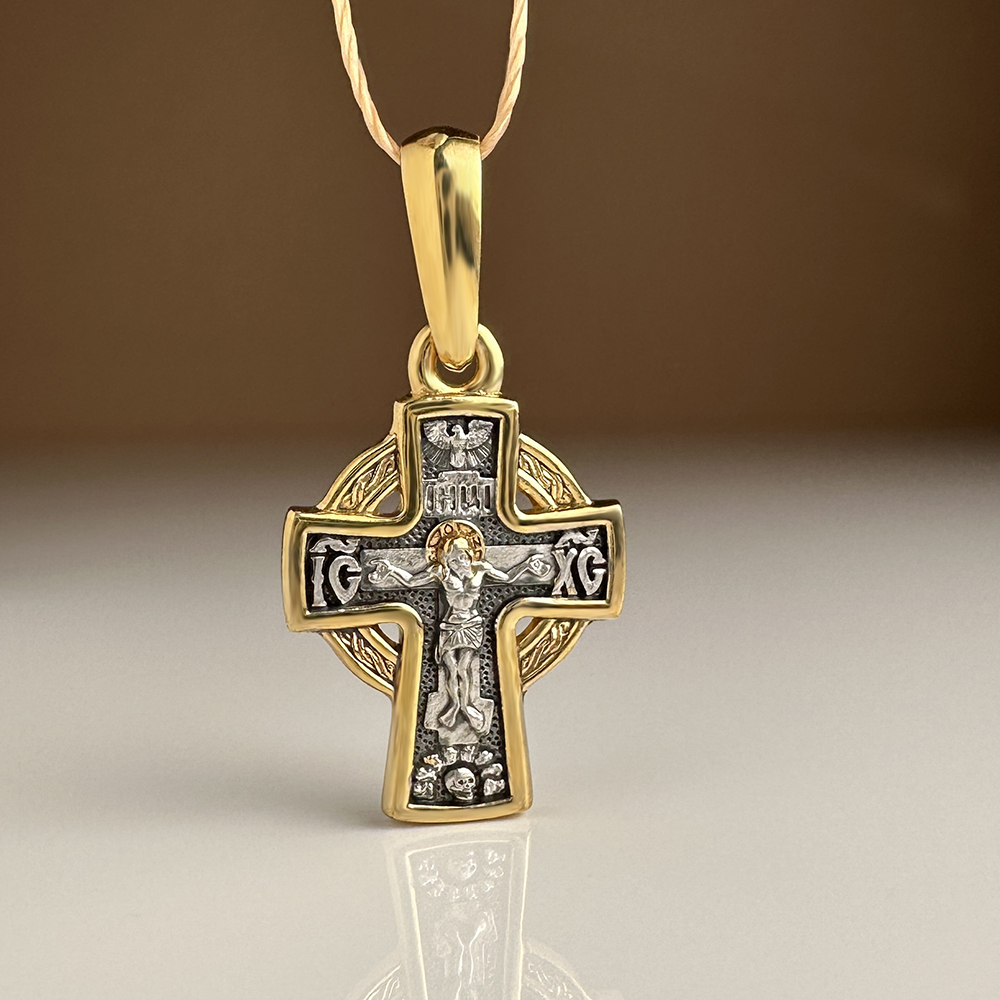 Детский крестик «Ангел хранитель» КР096 сз