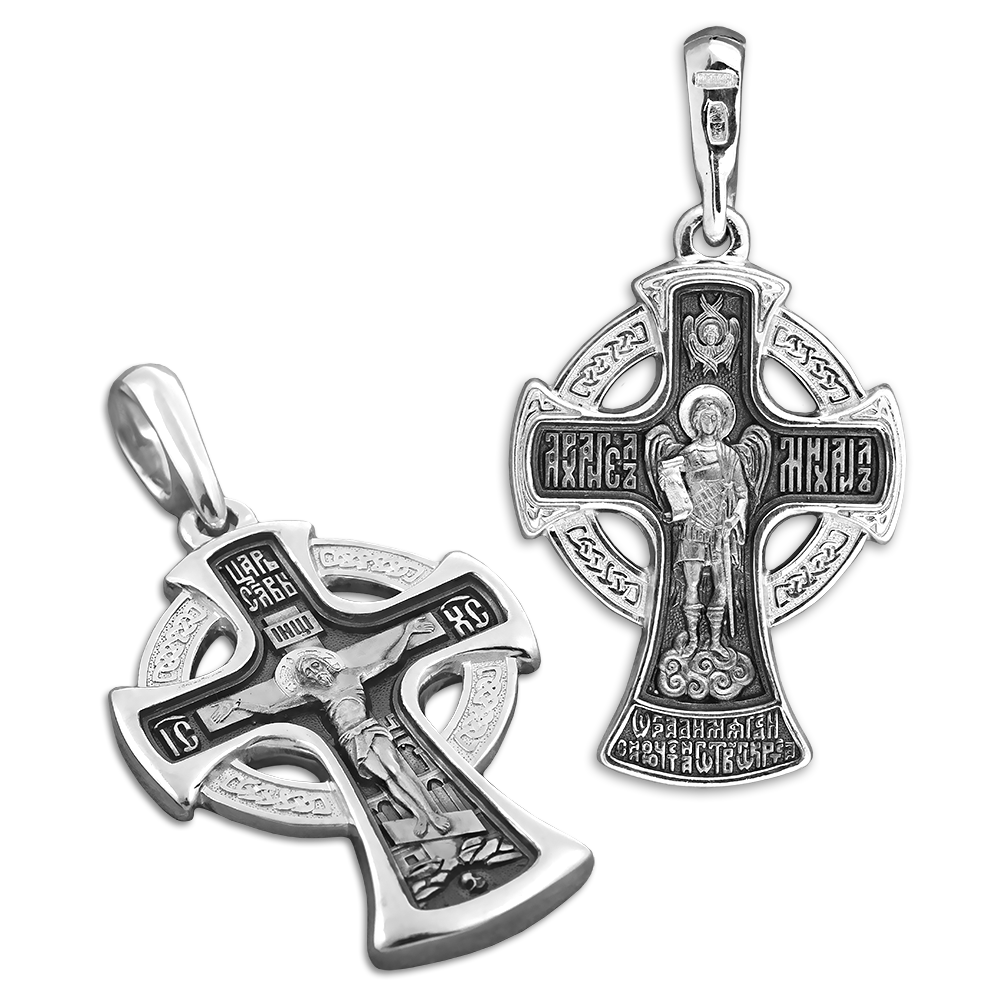 Нательный крест «Архангел Михаил» КР017с