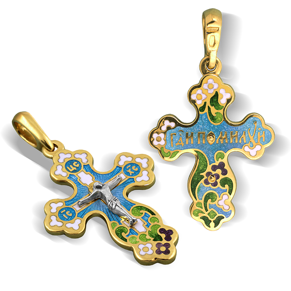 Нательный крестик модель «КРЭ 11»