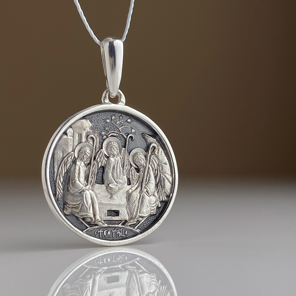 Нательная икона «Пресвятая Троица» с