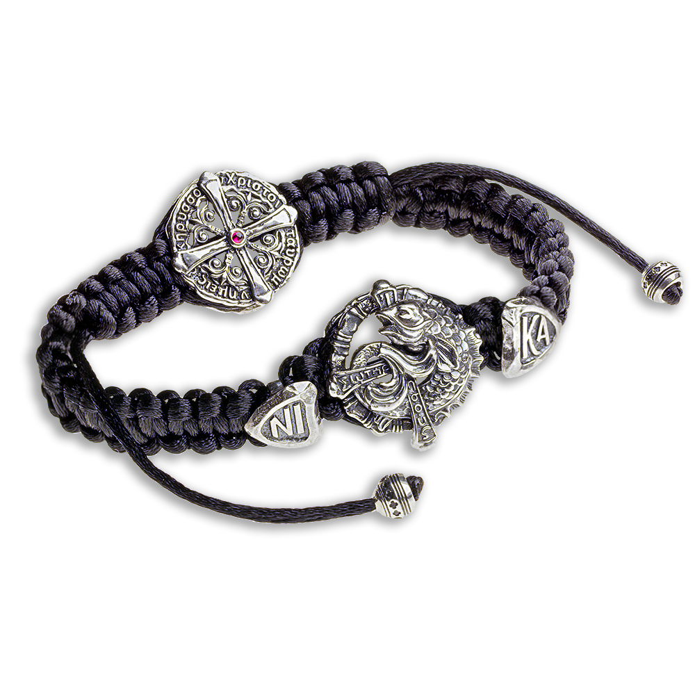 Православный браслет «Апостольский» серебро