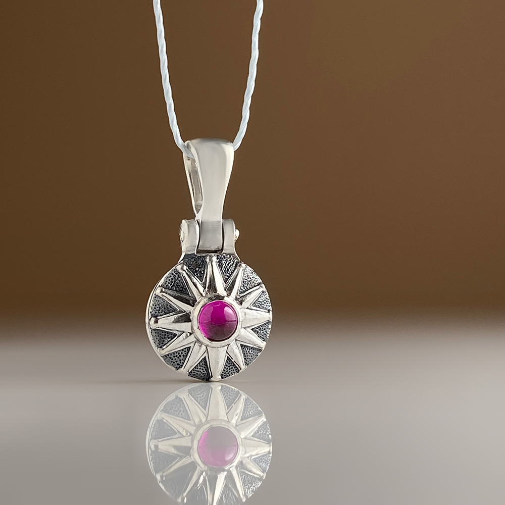 Складень «Казанская» серебро