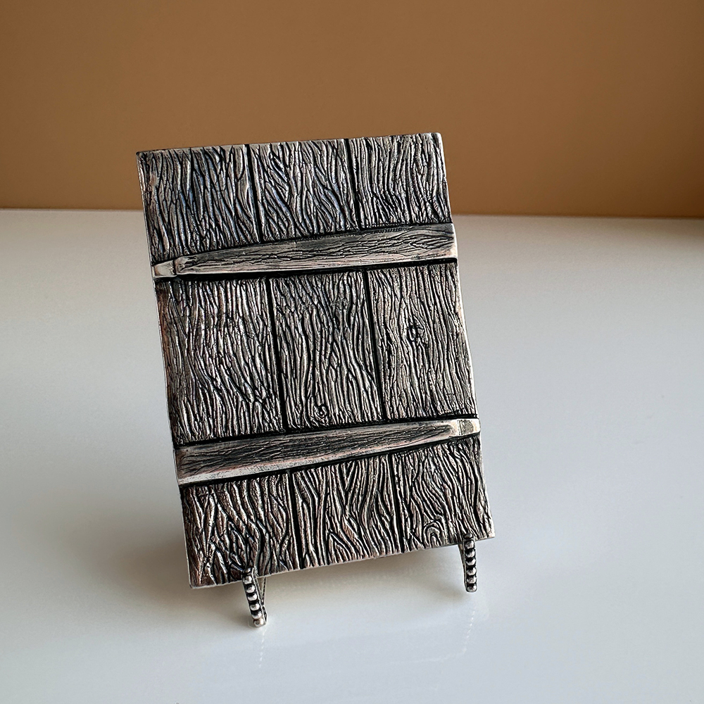 Настольная икона «Владимирская» бронза/серебрение